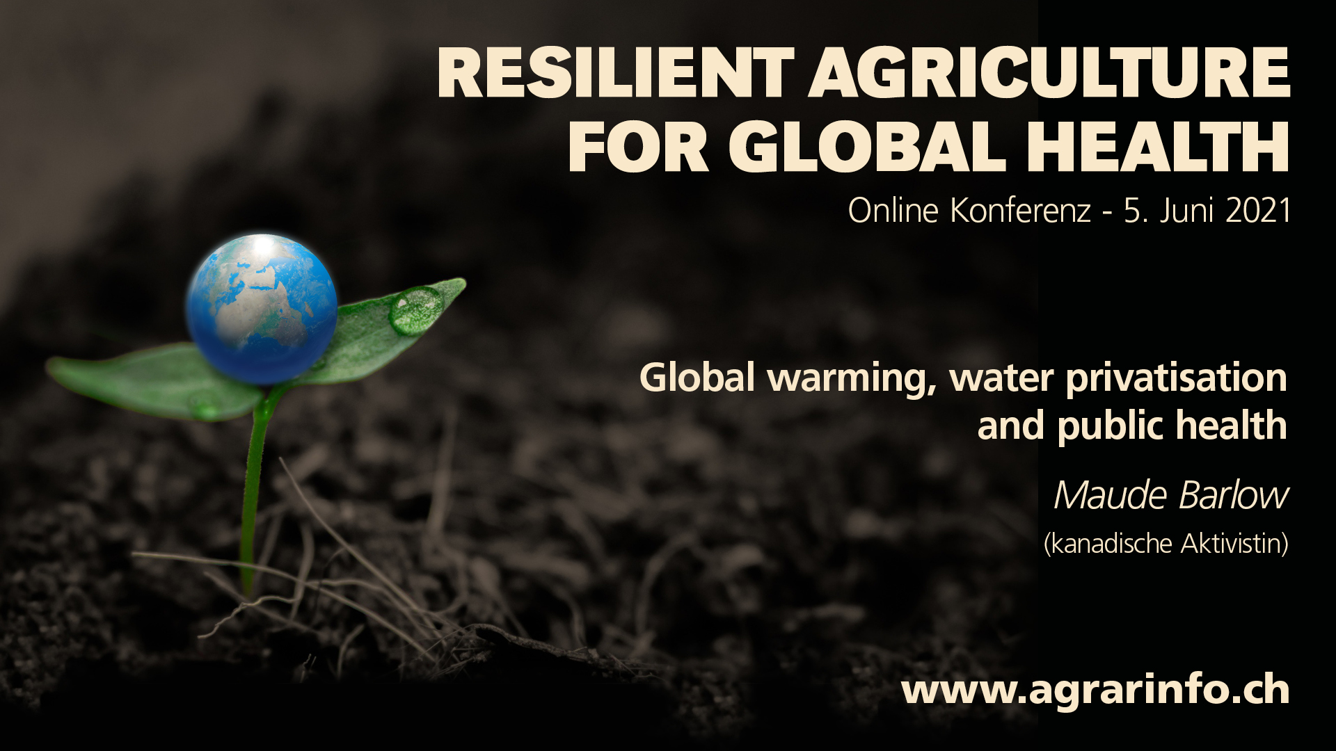 Resilient agriculture for global health