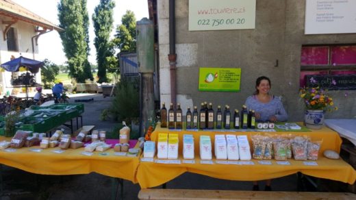 Marché à la ferme, à 7km du Jet d'Eau de Genève